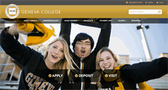 Desktop Screenshot of geneva.edu